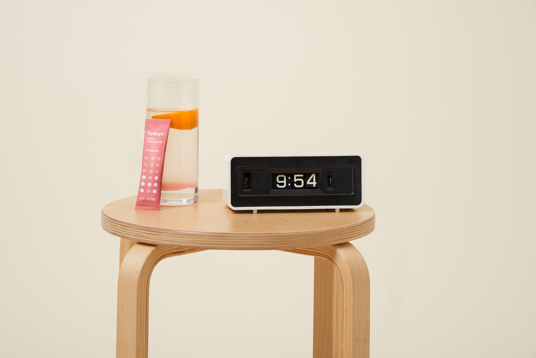 hydrating before bed