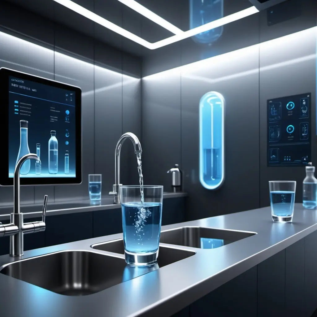 Water from the faucet in a laboratory